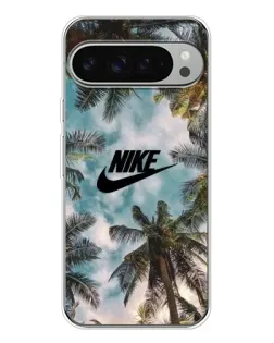 Чехол для Google Pixel 10 Pro XL с картинкой «Тропический принт Nike»