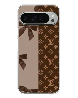 Чехол для Google Pixel 10 Pro XL с картинкой «Louis Vuitton — банты»
