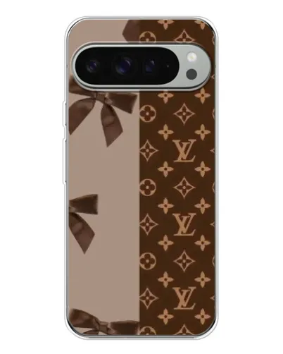 Чехол для Google Pixel 10 Pro XL с картинкой «Louis Vuitton — банты»