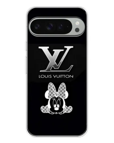 Чехол для Google Pixel 10 Pro XL с картинкой «LV и Минни Маус»