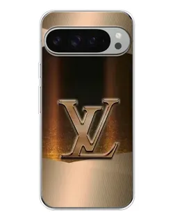 Чехол для Google Pixel 10 Pro XL с картинкой «LV — золотое сияние»
