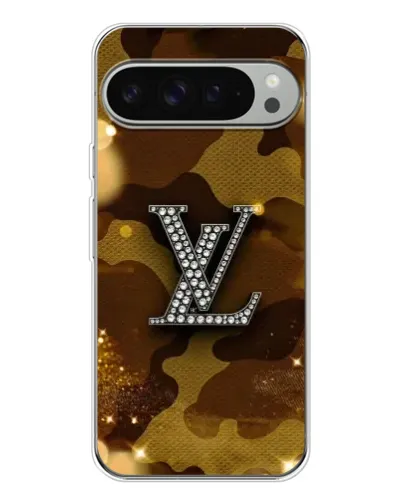 Чехол для Google Pixel 10 Pro XL с картинкой «Камуфляжный Louis Vuitton»