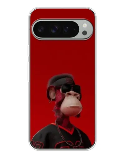 Чохол для Google Pixel 10 Pro XL з картинкою «Bored Ape в червоному»