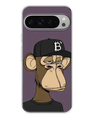 Чохол для Google Pixel 10 Pro XL з картинкою «Bored Ape в кепці»