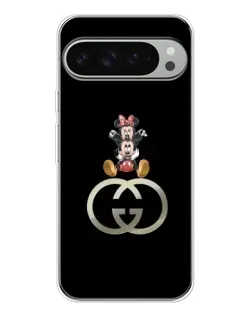 Чехол для Google Pixel 10 Pro XL с картинкой «Минни Маус на лого»