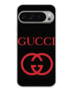 Чехол для Google Pixel 10 Pro XL с картинкой «Gucci — красный логотип»