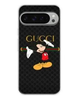 Чехол для Google Pixel 10 Pro XL с картинкой «Микки Маус Gucci»