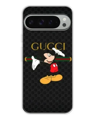 Чехол для Google Pixel 10 Pro XL с картинкой «Микки Маус Gucci»