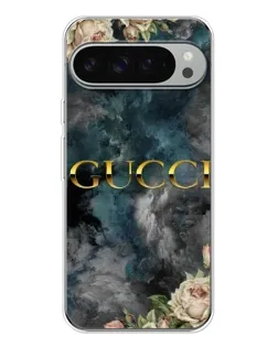 Чехол для Google Pixel 10 Pro XL с картинкой «Абстрактные цветы Gucci»