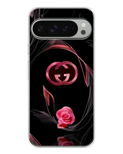Чехол для Google Pixel 10 Pro XL с картинкой «Gucci — неоновая роза»
