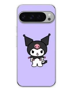 Чехол для Google Pixel 10 Pro XL с картинкой «Kuromi — нежный фиолетовый»