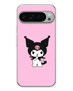 Чехол для Google Pixel 10 Pro XL с картинкой «Kuromi — розовая нежность»