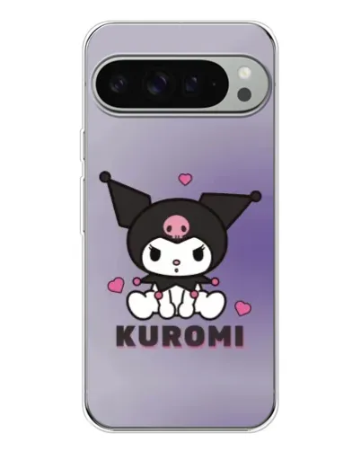 Чехол для Google Pixel 10 Pro XL с картинкой «Kuromi — фиолетовый арт»