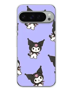 Чехол для Google Pixel 10 Pro XL с картинкой «Паттерн с Kuromi»