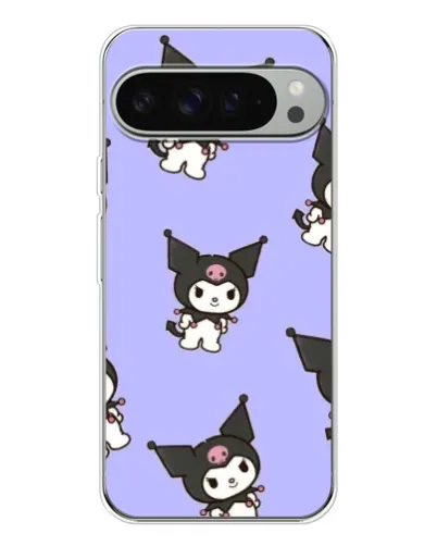 Чехол для Google Pixel 10 Pro XL с картинкой «Паттерн с Kuromi»