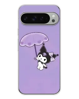 Чехол для Google Pixel 10 Pro XL с картинкой «Kuromi с зонтиком»