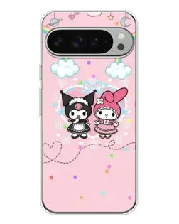 Чехол для Google Pixel 10 Pro XL с картинкой «My Melody и Kuromi»
