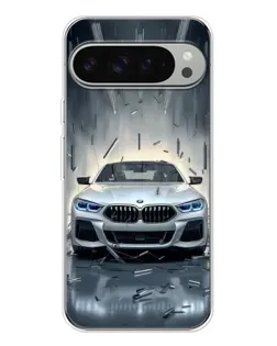 Чехол для Google Pixel 10 Pro XL с картинкой «BMW в свете фар»
