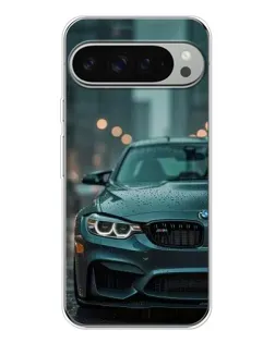 Чехол для Google Pixel 10 Pro XL с картинкой «BMW в огнях города»