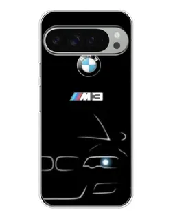 Чехол для Google Pixel 10 Pro XL с картинкой «Минималистичный принт BMW M3»