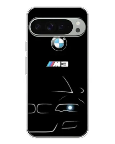 Чехол для Google Pixel 10 Pro XL с картинкой «Минималистичный принт BMW M3»