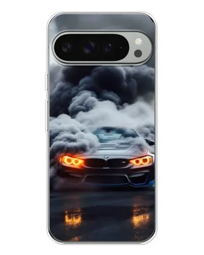 Чехол для Google Pixel 10 Pro XL с картинкой «BMW в дыму»