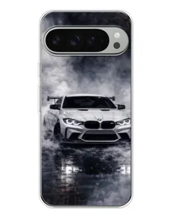 Чехол для Google Pixel 10 Pro XL с картинкой «BMW сквозь туман»