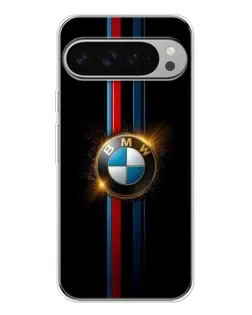 Чехол для Google Pixel 10 Pro XL с картинкой «BMW M-Power неон»