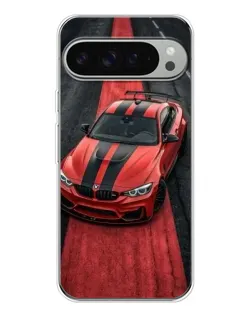 Чехол для Google Pixel 10 Pro XL с картинкой «BMW на красной дорожке»