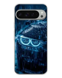 Чехол для Google Pixel 10 Pro XL с картинкой «BMW под дождем»