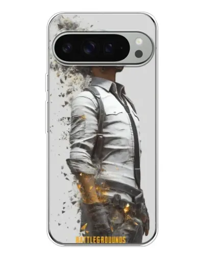Чехол для Google Pixel 10 Pro XL с картинкой «PUBG — боец в пыли»