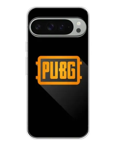 Чехол для Google Pixel 10 Pro XL с картинкой «PUBG — рамка лого»