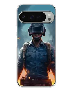 Чохол для Google Pixel 10 Pro XL з картинкою «PUBG — реалістичний герой»