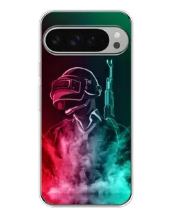 Чохол для Google Pixel 10 Pro XL з картинкою «PUBG — вогняний воїн»