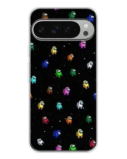Чехол для Google Pixel 10 Pro XL с картинкой «Экипаж Among Us»