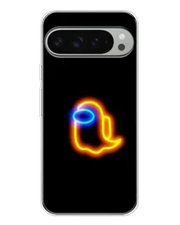 Чехол для Google Pixel 10 Pro XL с картинкой «Among Us неоновое сияние»