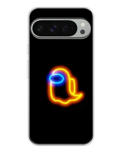 Чехол для Google Pixel 10 Pro XL с картинкой «Among Us неоновое сияние»