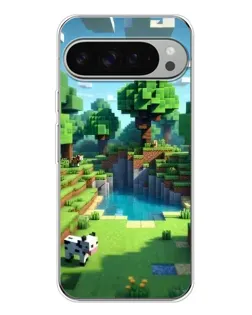 Чехол для Google Pixel 10 Pro XL с картинкой «Minecraft летний день»