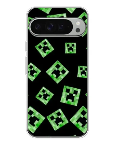 Чехол для Google Pixel 10 Pro XL с картинкой «Паттерн с криперами»
