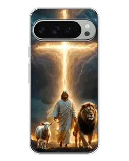 Чехол для Google Pixel 10 Pro XL с картинкой «Лев Иуды и Свет»