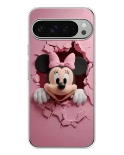 Чехол для Google Pixel 10 Pro XL с картинкой «Минни сквозь стену»