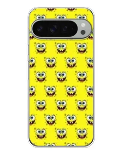Чехол для Google Pixel 10 Pro XL с картинкой «Паттерн Губка Боб»