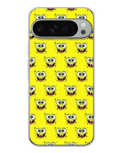 Чехол для Google Pixel 10 Pro XL с картинкой «Паттерн Губка Боб»