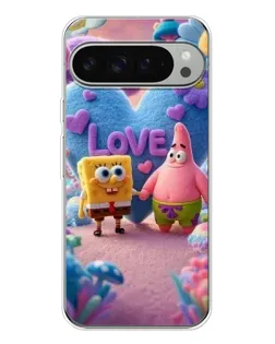 Чехол для Google Pixel 10 Pro XL с картинкой «Губка Боб Патрик»