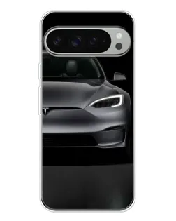 Чехол для Google Pixel 10 Pro XL с картинкой «Tesla Model S Look»