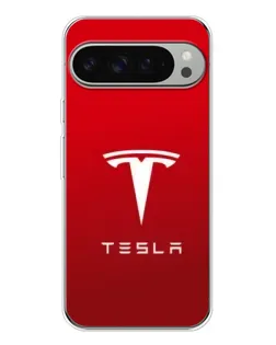 Чехол для Google Pixel 10 Pro XL с картинкой «Tesla Red Classic»