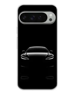 Чехол для Google Pixel 10 Pro XL с картинкой «Силуэт Tesla Night»
