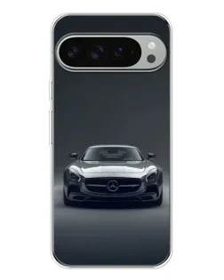 Чехол для Google Pixel 10 Pro XL с картинкой «Mercedes на черном»
