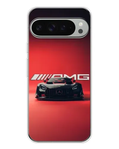Чехол для Google Pixel 10 Pro XL с картинкой «Mercedes AMG — красная линия»