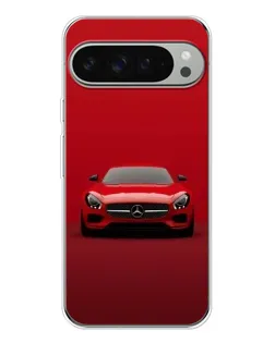 Чехол для Google Pixel 10 Pro XL с картинкой «Красный Mercedes AMG»